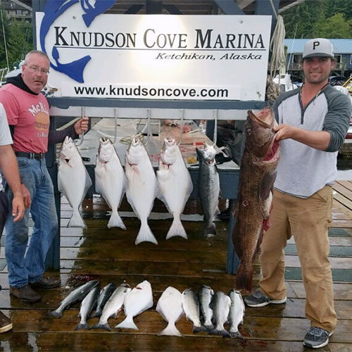 Day-of fishing charters and excursions in Ketchikan.